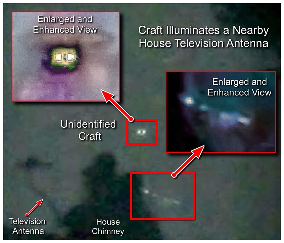 UFO appears in 1999 illuminating a TV antenna, nothing is done by the ET without reason, a hint and the early event that will to inspiring me to the idea of Hypernova